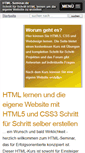 Mobile Screenshot of html-seminar.de